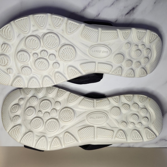 Lands End Slip on Sandals Black Size 7 - Picture 4 of 6